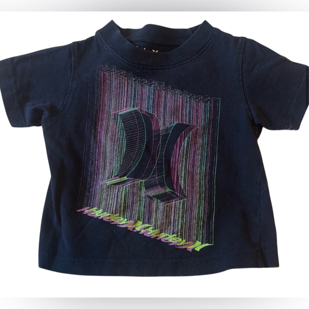 Hurley Kids Navy Graphic Tee